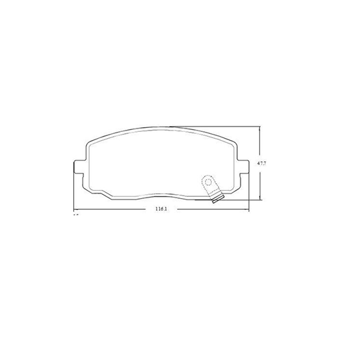 PASTILLA DE FRENO - Kia Morning - Picanto