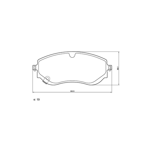 PASTILLA DE FRENO - Nissan Frontier '22 delantera